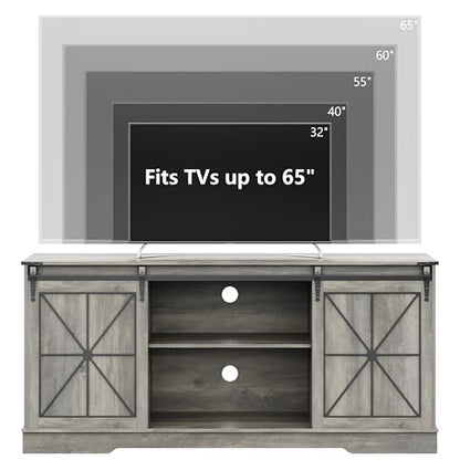 Farmhouse TV Stand for 65/60/55 Inch Tvs, view 4
