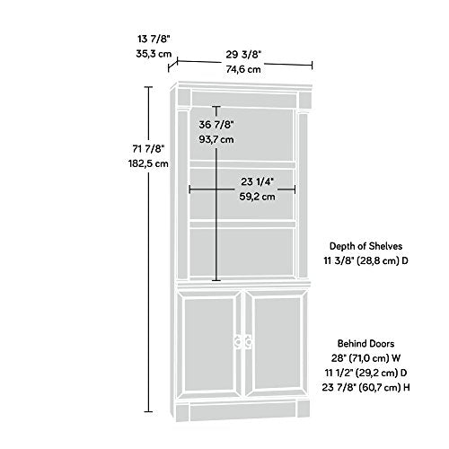 Palladia Bookcase with Doors, Multiroom Storage, Library Bookcase, view 4
