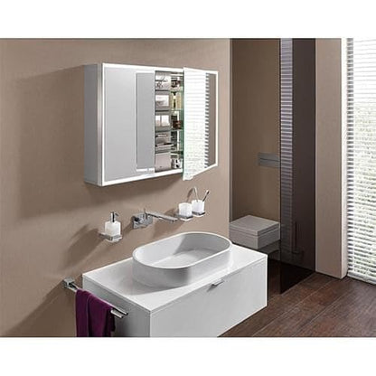 Emco Trend 025000145 Chrome Towel Rail with 2 Arms Swivelling for Wall Mounting Length 450 mm Grey