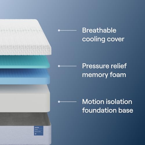 Nectar 12” Memory Foam Mattress, King- Medium Firm, 1-Year Trial, view 3