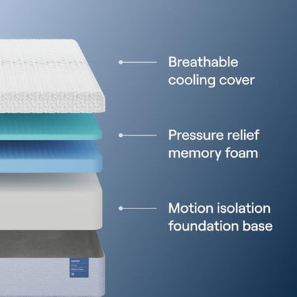 Nectar 12” Memory Foam Mattress, King- Medium Firm, 1-Year Trial, view 3