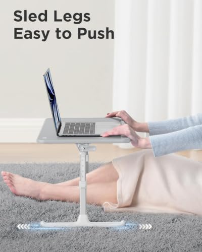 Non-Slip Leather Lap Desk Laptop Bed Tray Table, Laptop Stand for Bed, view 7
