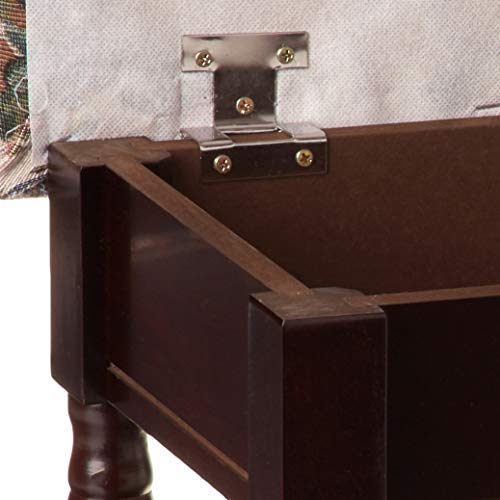 Foot Stool, 15.8"D x 11.8"W x 9.8"H, Cherry