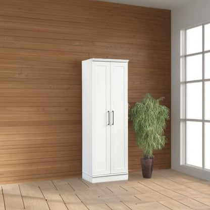 HomePlus Storage Cabinet/ Pantry cabinets, Soft White finish, view 7