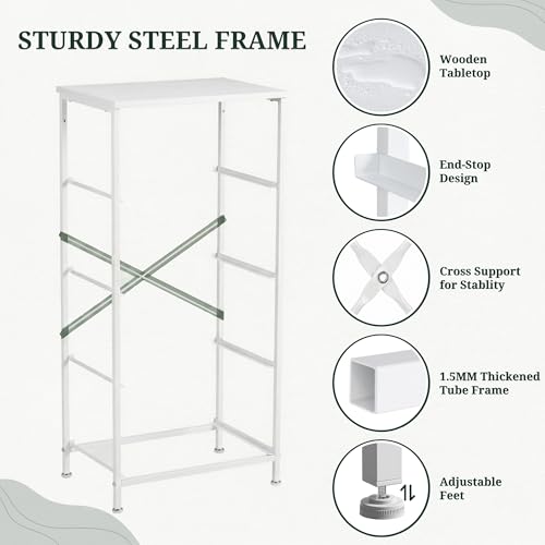 4 Drawers Dresser for Bedroom Fabric Storage Tower with Wooden Top, view 8