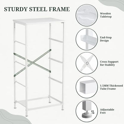 4 Drawers Dresser for Bedroom Fabric Storage Tower with Wooden Top, view 8