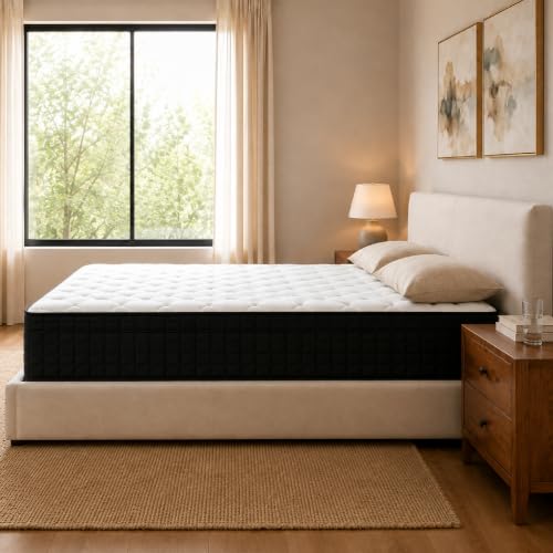 12 Inch Full Mattress in a Box, Medium Plush Feel, Pocket Coils, Fiberglass Free, view 7