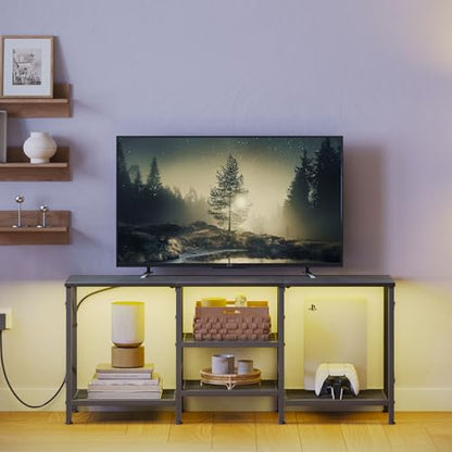 TV Stand with LED Lights for 55 Inch TV, view 3