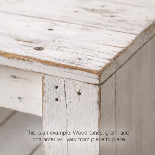 White original coffee table, view 7
