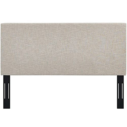 Claire Linen Fabric Upholstered King and California King Headboard in Beige, view 6