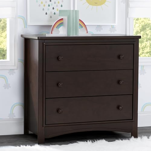 Perry 3 Drawer Dresser with Changing Top and Interlocking Drawers, view 5