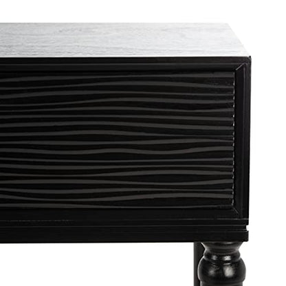 SAFAVIEH Home Collection Aliyah Black 2-Drawer Console Table CNS5729A