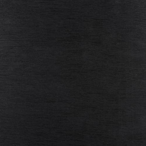 SAFAVIEH Furniture - Lailah Round Coffee Table - Mid-Century Design - Black Sculptural Drum - Fully Assembled - Ideal for Living Room, Family Room, 30" W x 30" D x 14" H (ALV1000A)