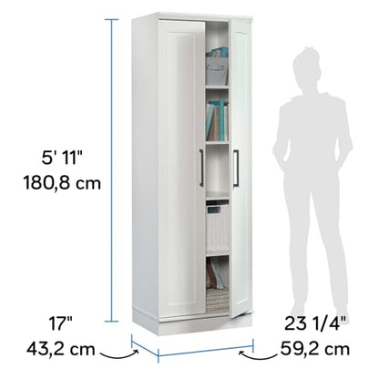 HomePlus Storage Cabinet/ Pantry cabinets, Soft White finish, view 4