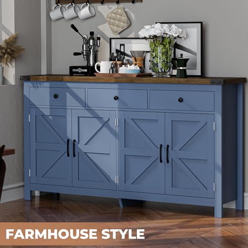 63" Sideboard Buffet Cabinet with Storage, view 6