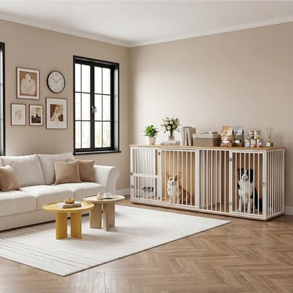 Dog Crate Furniture for 2 Dogs, view 3