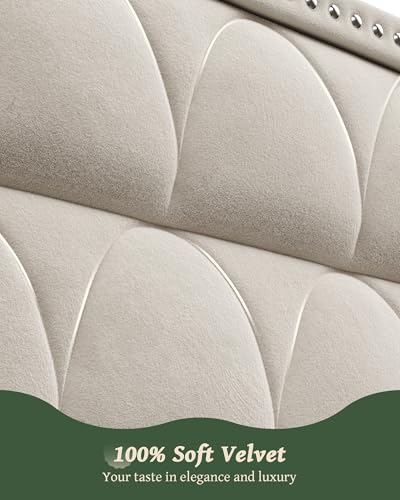 Queen Size Bed Frame with 56" Headboard, view 8