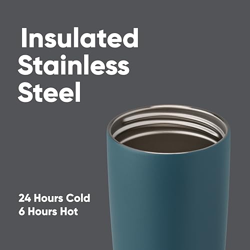 Owala SmoothSip Slider Insulated Stainless Steel Coffee Tumbler, view 5