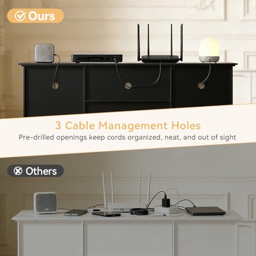 LUCKLIFE 71" TV Stand for TVs up to 80 Inch, view 8