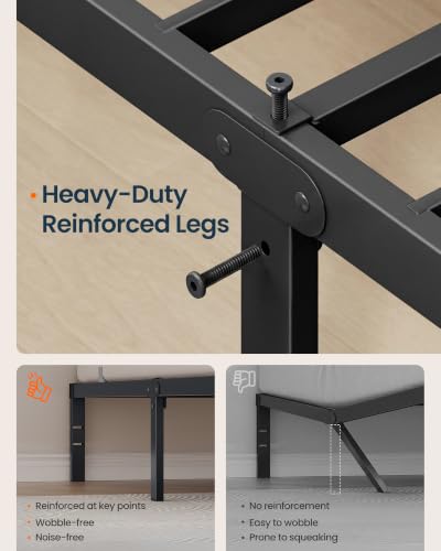 Full Size Bed Frame, Metal Platform Bed Frame, 14 Inch, view 5
