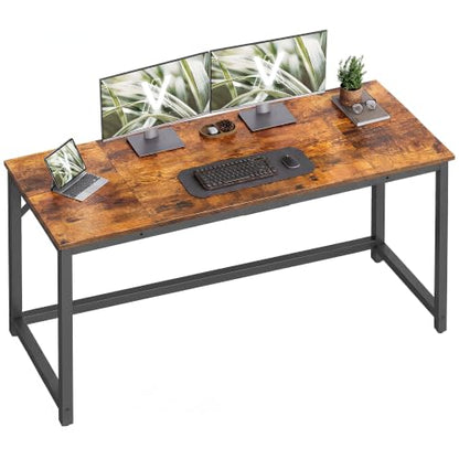 Computer Desk, Steel Frame Gaming Desk for Home Office, 55.1 Inch, view 2