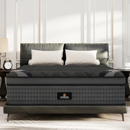 (High-End Upgraded) Luxury 14 Inch Queen Size Hybrid Mattress in a Box, view 2