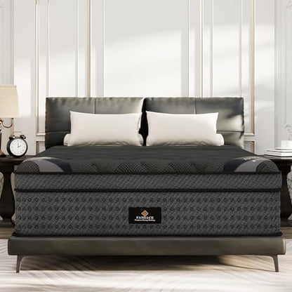(High-End Upgraded) Luxury 12 Inch Queen Size Hybrid Mattress in a Box, view 2