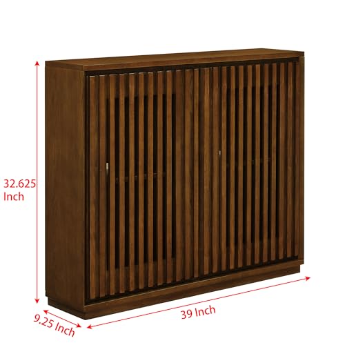 39" Mid Century Modern Sideboard Cabinet, Buffet Cabinet w/Storage, view 3
