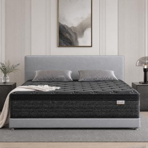 12 Inch Full Size Mattress, Hybrid Full Mattress in a Box, view 2