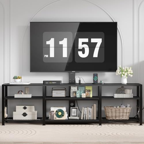 63" TV Stand with Mount and Power Outlets, view 3