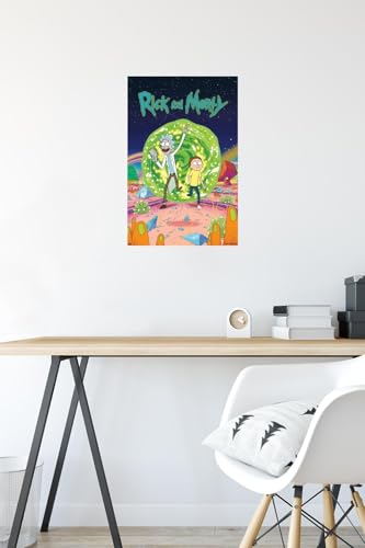 Rick And Morty - Cover Wall Poster, 14.725" x 22.375", Premium Unframed Version