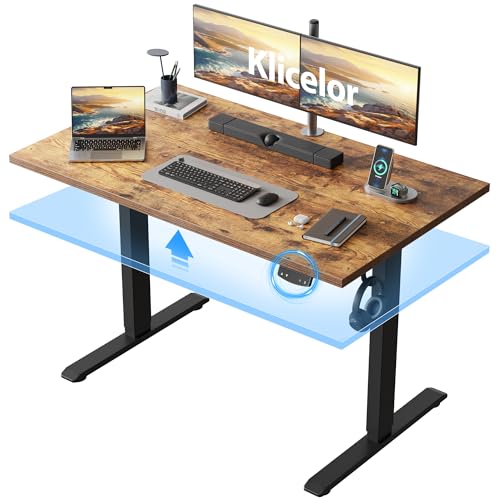 Klicelor Electric Standing Desk 48 Inch, Height Adjustable Desk for Home Office, view 2