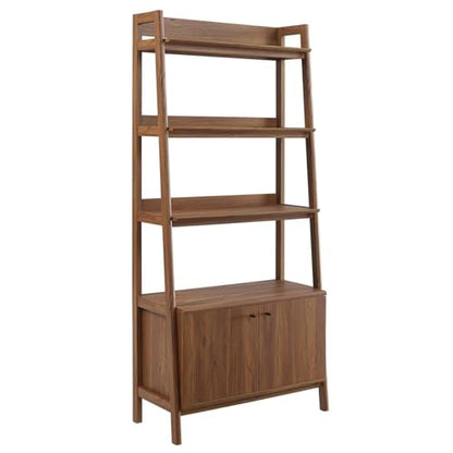 33" Bookshelf Display Case in Walnut, view 2
