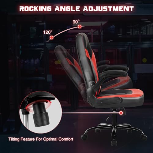 Video Game Chair, Ergonomic Computer Desk Chair, Lumbar Support, view 7