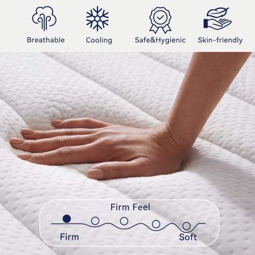 Upgraded Luxury 14 Inch King Size Hybrid Mattress in a Box, Firm Feel, view 7