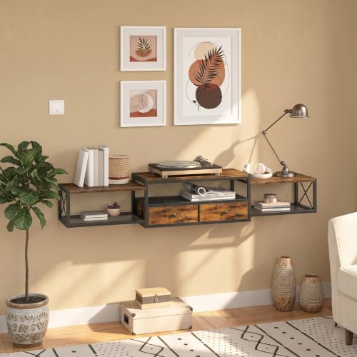 55" Floating TV Stand, Modern Entertainment Center, view 4