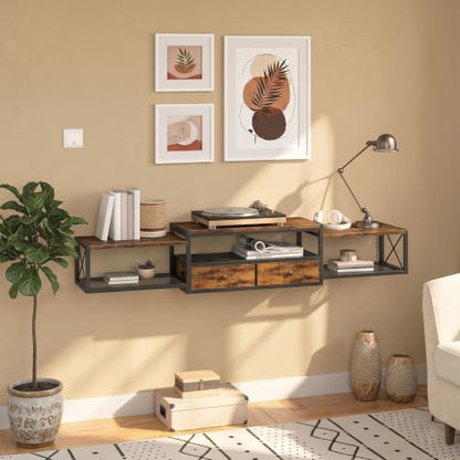 55" Floating TV Stand, Modern Entertainment Center, view 4