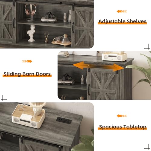 66" Farmhouse Home TV Stand for Up to 75" Television, view 4