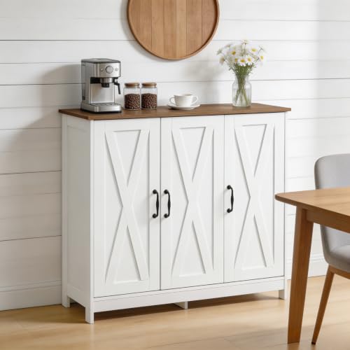 Farmhouse Buffet Storage Cabinet, view 6