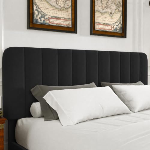 Queen Size Upholstered Bed Frame with 4 Drawers and Headboard, view 4