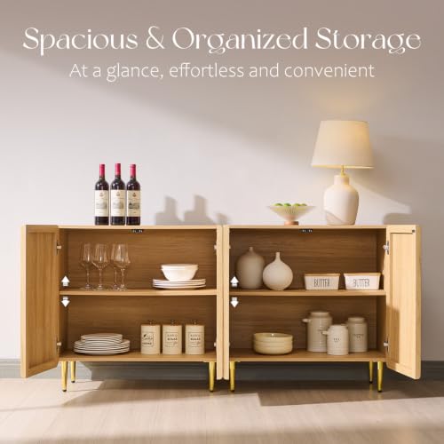 Sideboard Buffet Cabinet with Storage, view 4