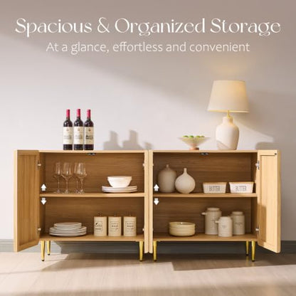 Sideboard Buffet Cabinet with Storage, view 4