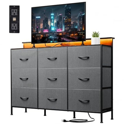 Grey TV Stand for 45, 50, 55 Inch TV, view 2