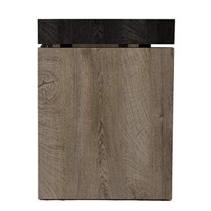 Hapsford Writing Desk - Transitional Design, Black Iron and Wood - Ideal for Home Office, Bedroom (HO1142637)