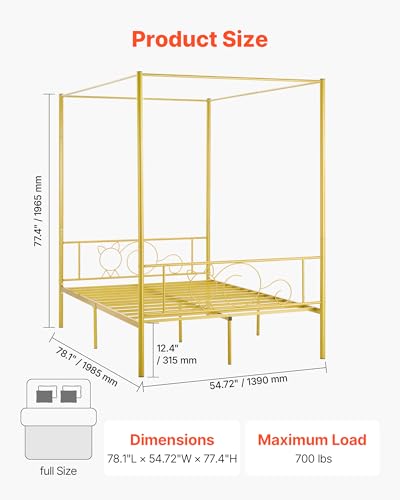 Canopy Bed Frame Full Size, view 4