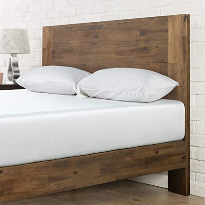 Zinus Tonja Wood Platform Bed Frame with Headboard, view 3