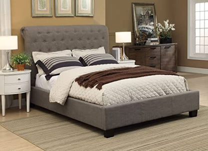 Tufted 2-Drawer Footboard Storage Bed, Queen, Royal - Dolphin Linen