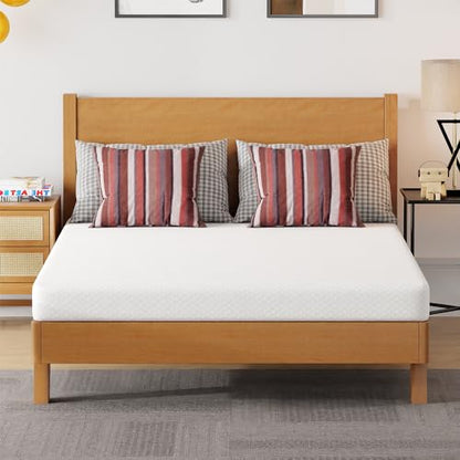| 5 Inch Full Mattress | Medium Firm | Gel Memory Foam | White, view 2