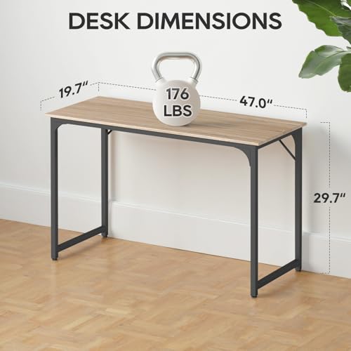 | 47 Inch Computer Desk | Nature | Sturdy Office Desk, view 4