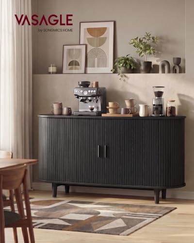 Storage Cabinet, Sideboard with Adjustable Shelves, view 4